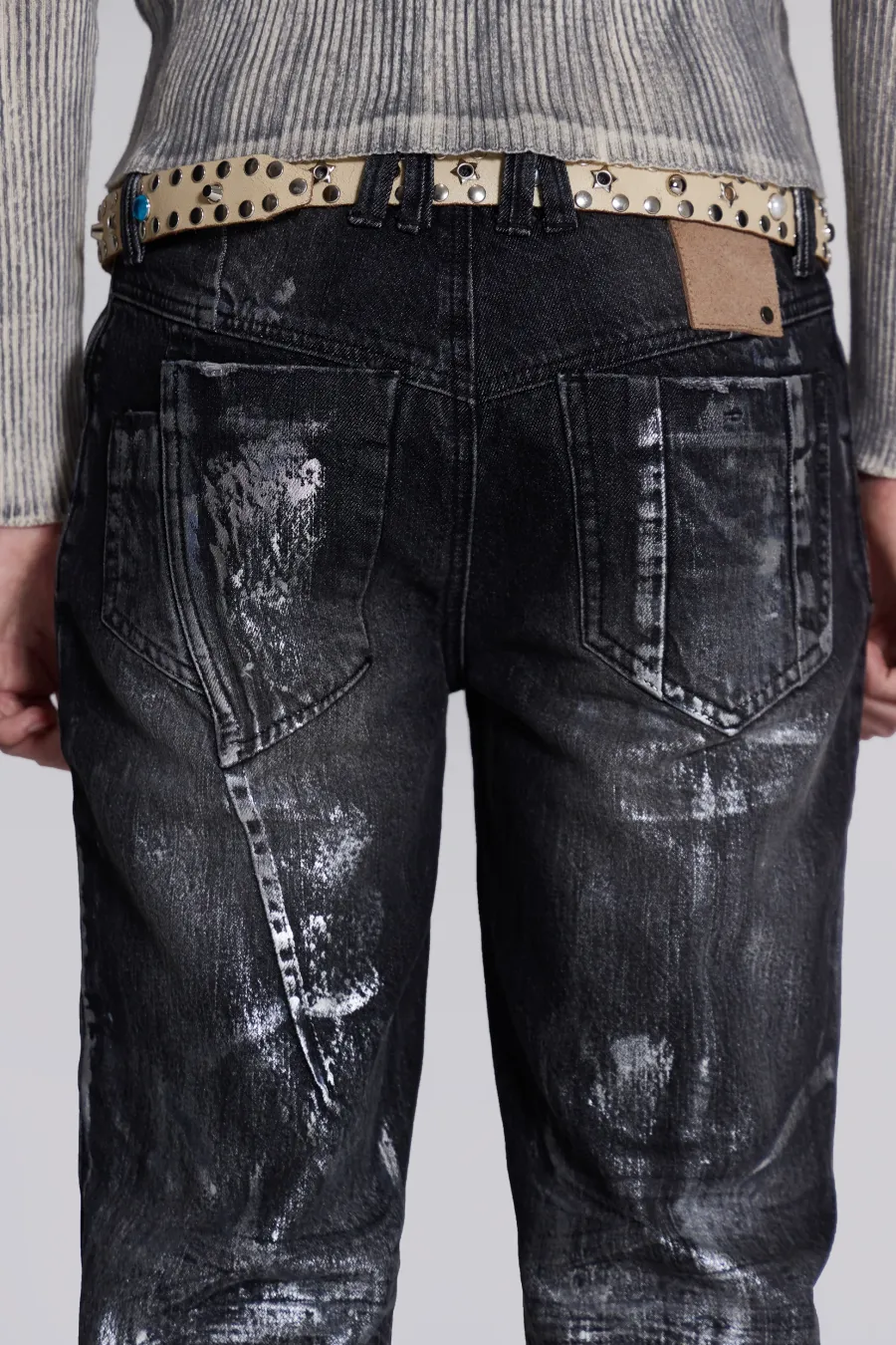 Jaded London Slim/Straight Jeans*Gunmetal Reed Jeans