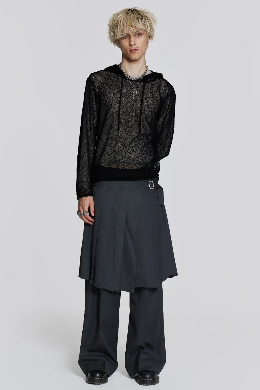 Jaded London Knitwear*Haze Knit Hoodie