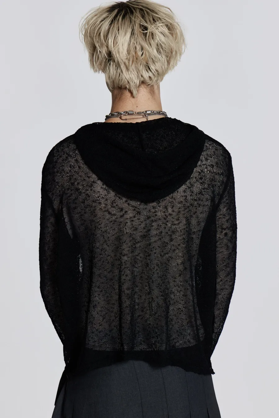 Jaded London Knitwear*Haze Knit Hoodie