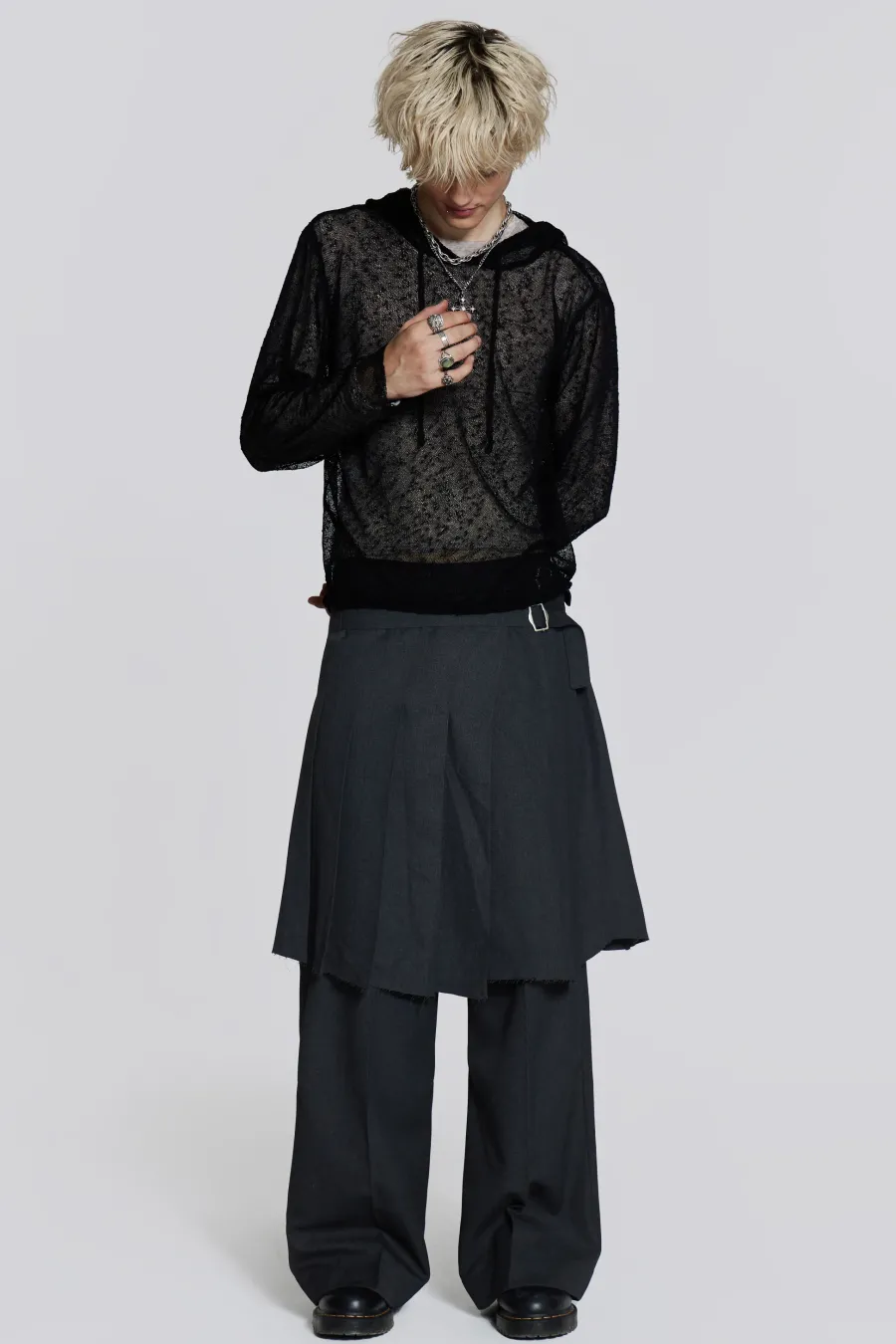 Jaded London Knitwear*Haze Knit Hoodie