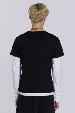 Jaded London T-Shirts*Ibiza Kiss Double Layer Tee