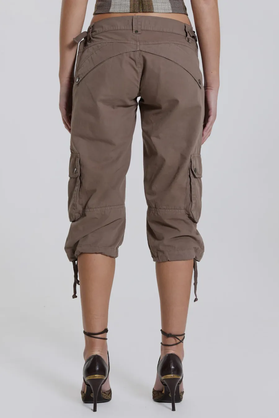 Jaded London Trousers*Instinct Capri Cropped Cargo Shorts
