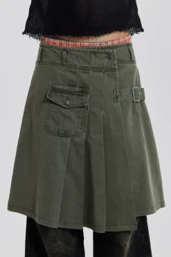 Jaded London Cargo Pants*Khaki Anarcho Kilt