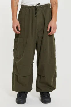 Jaded London Parachute Pants*Khaki Parachute Cargo Pants