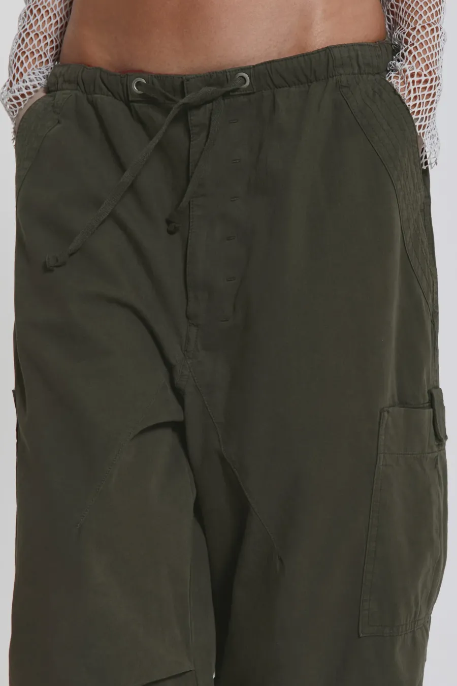 Jaded London Trousers*Khaki Parachute Cargo Pants