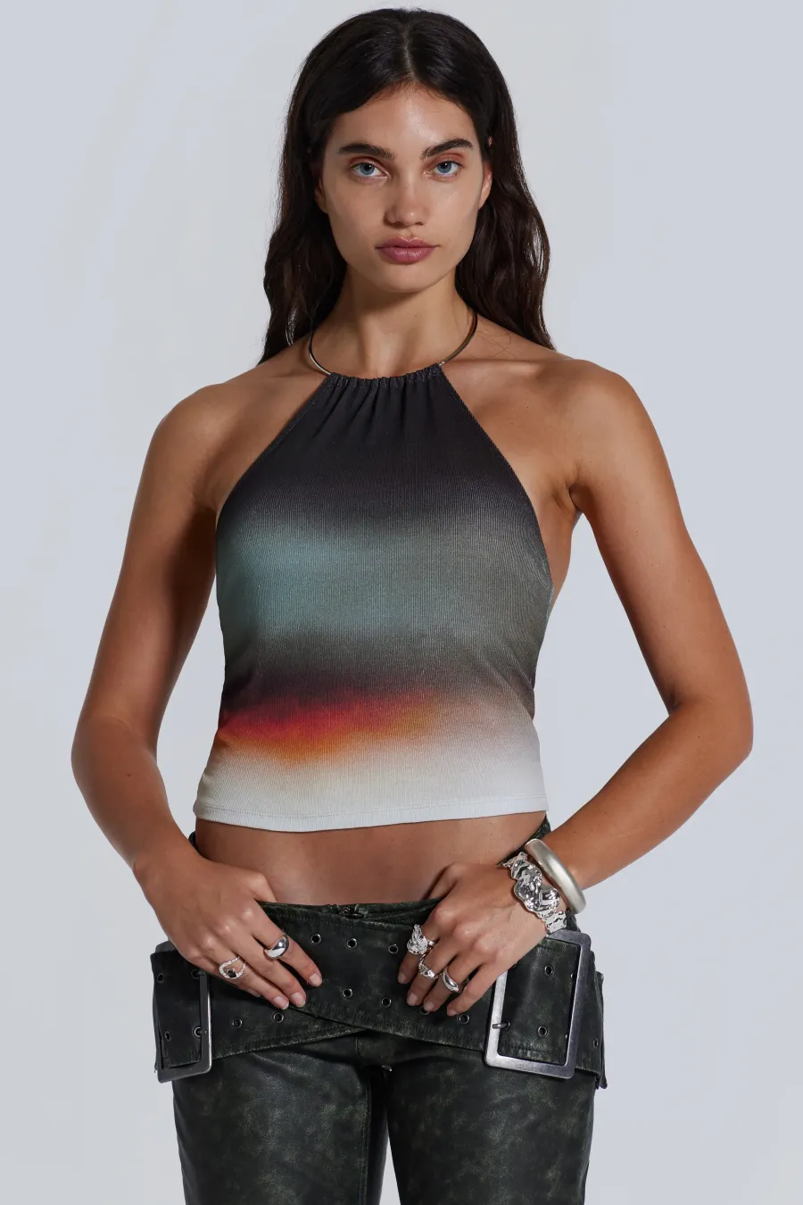 Jaded London Knitwear*Kira Halter Top