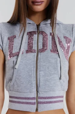 Jaded London Hoodies & Sweatshirts*Landmark Sequin Zip Up