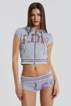 Jaded London Hoodies & Sweatshirts*Landmark Sequin Zip Up