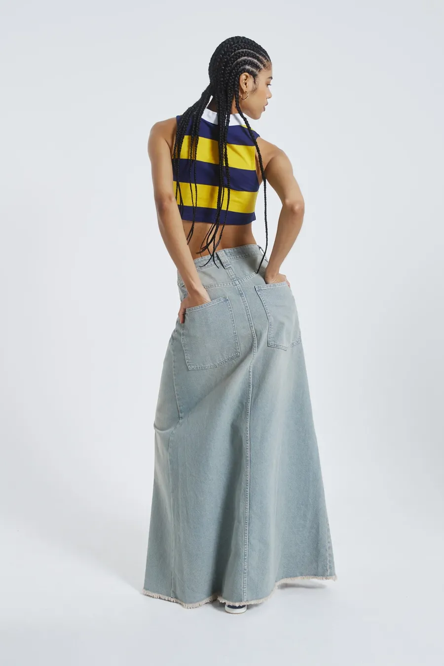 Jaded London Crop Tops*League Cropped Rugby Vest