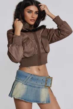 Jaded London *Lennux Faux Fur Bomber Jacket