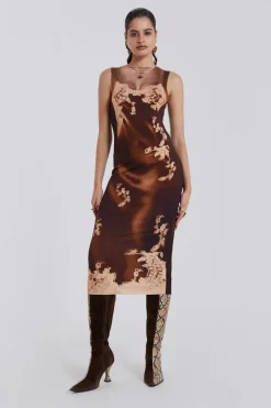 Jaded London Midi Dresses*Let It Slip Midi Dress