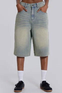 Jaded London Jeans*Light Wash Jumbo Jorts