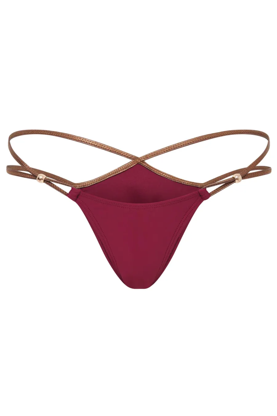Jaded London New In Beach & Swimwear*Luna Metallic Micro Bikini Bottoms
