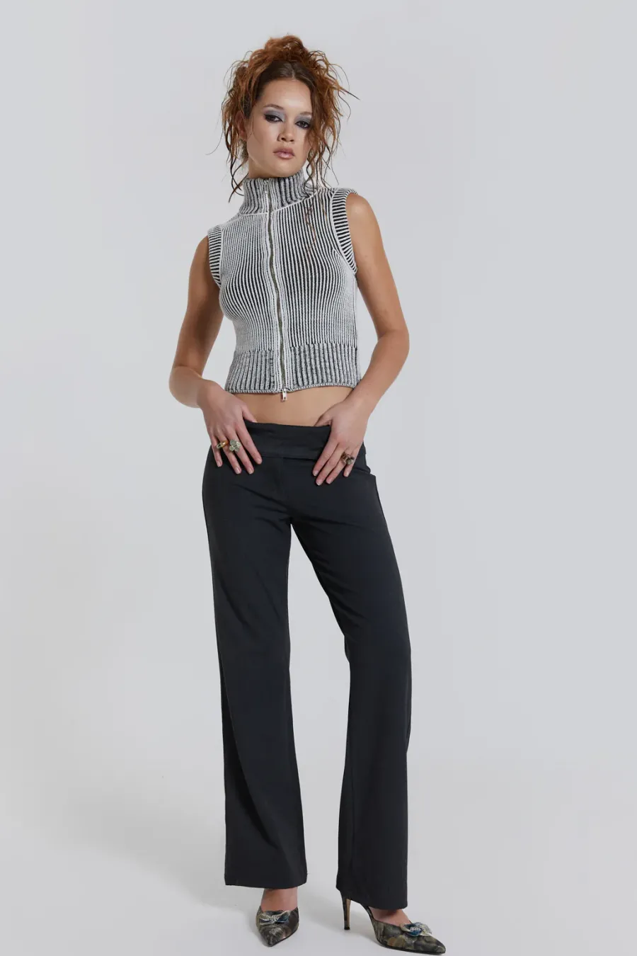 Jaded London Knitwear*Maddox Sleeveless Knitted Top