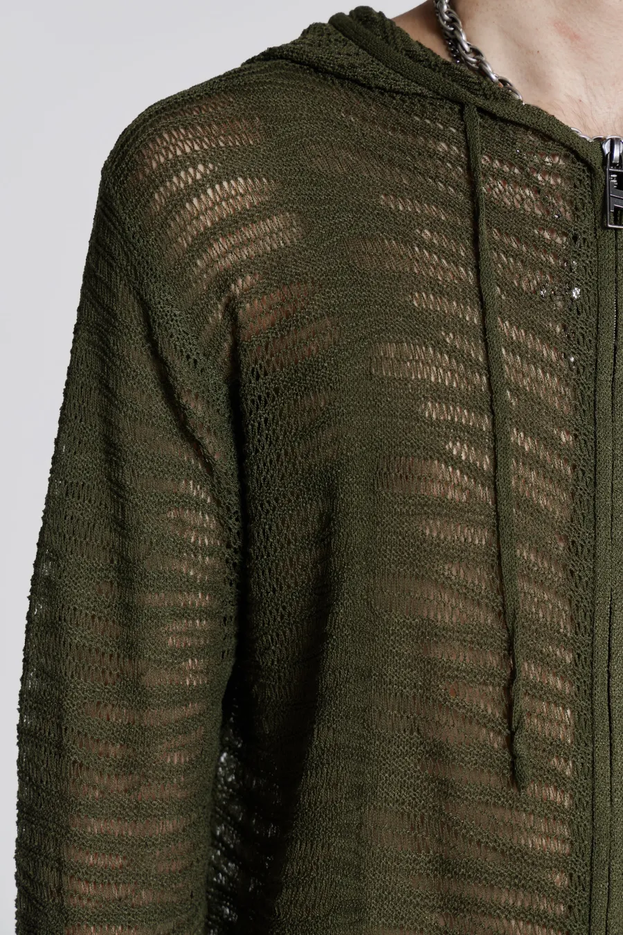 Jaded London Knitwear*Noise Knit Hoodie