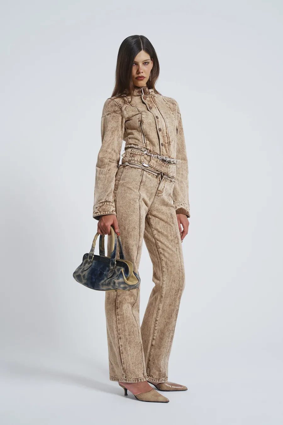 Jaded London Denim Jackets*Not My First Rodeo 6 In 1 Multi-Wear Denim Jumpsuit