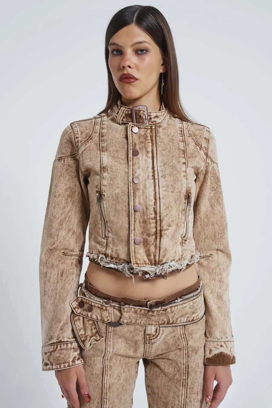 Jaded London Denim Jackets*Not My First Rodeo 6 In 1 Multi-Wear Denim Jumpsuit