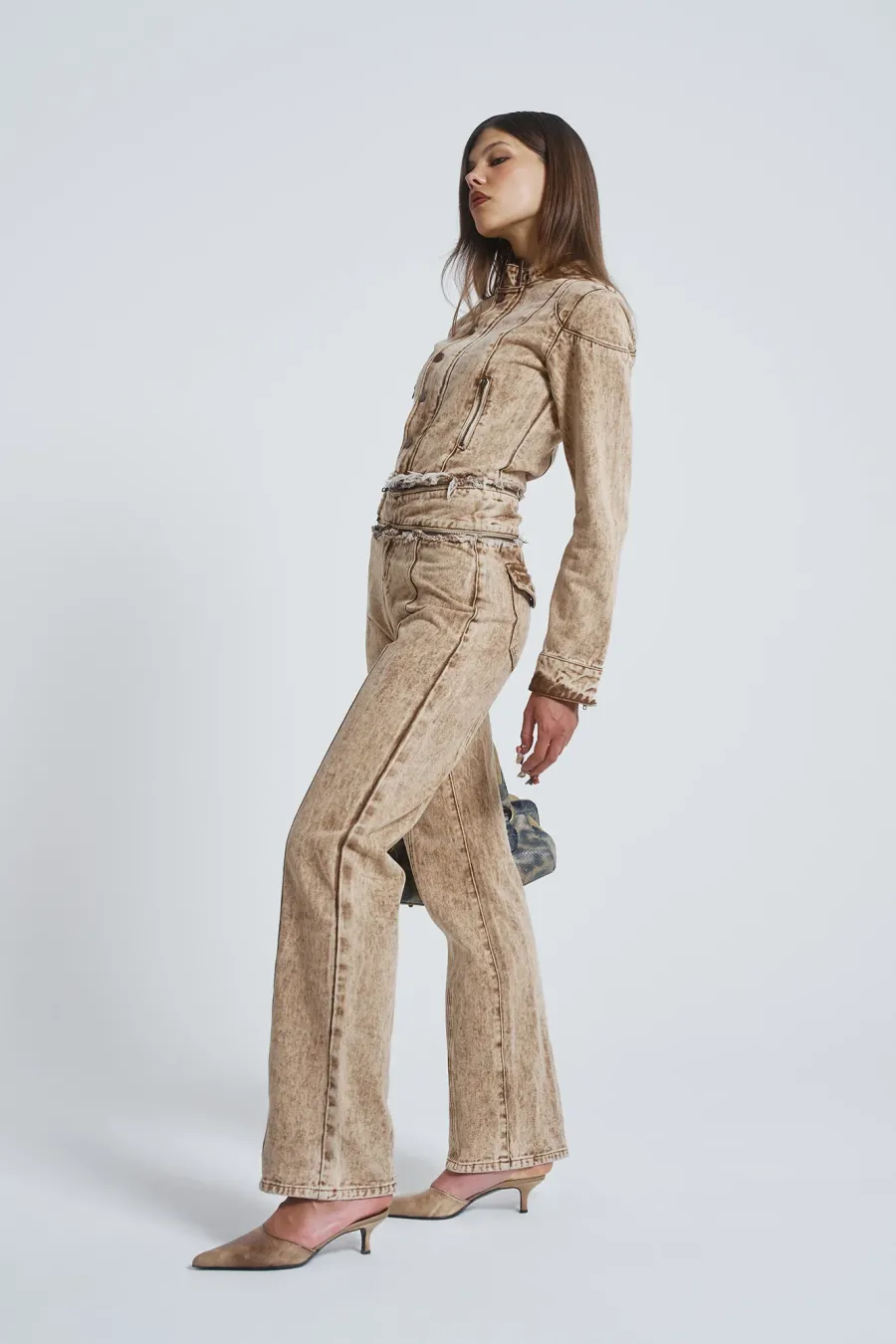Jaded London Denim Jackets*Not My First Rodeo 6 In 1 Multi-Wear Denim Jumpsuit
