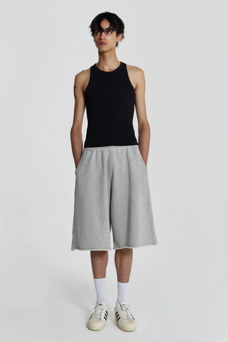 Jaded London *Ntrls Black Rib Vest