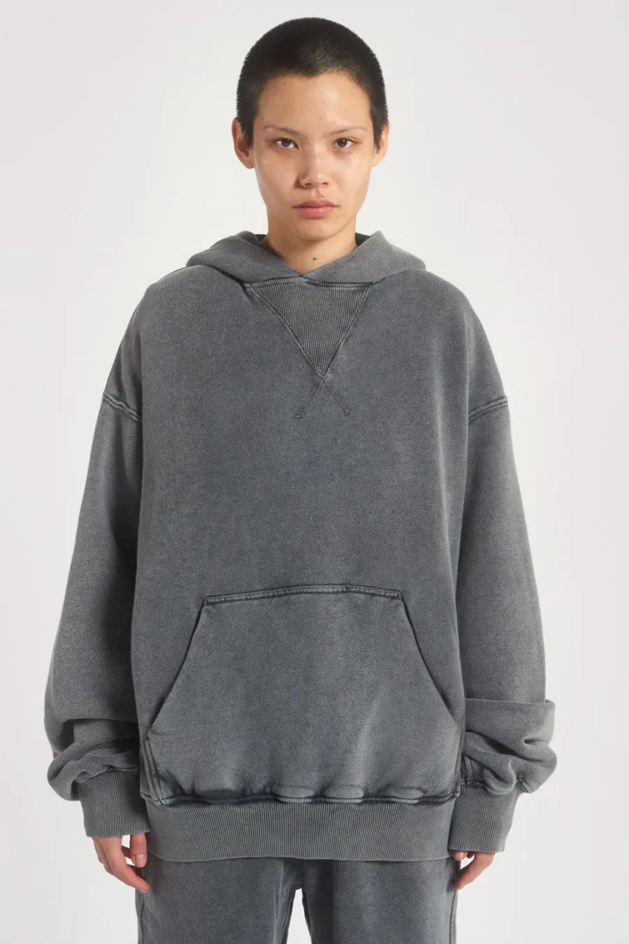 Jaded London Hoodies & Sweatshirts*Ntrls Chrome Grey Oversized Hoodie