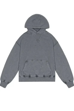 Jaded London Hoodies & Sweatshirts*Ntrls Chrome Grey Oversized Hoodie