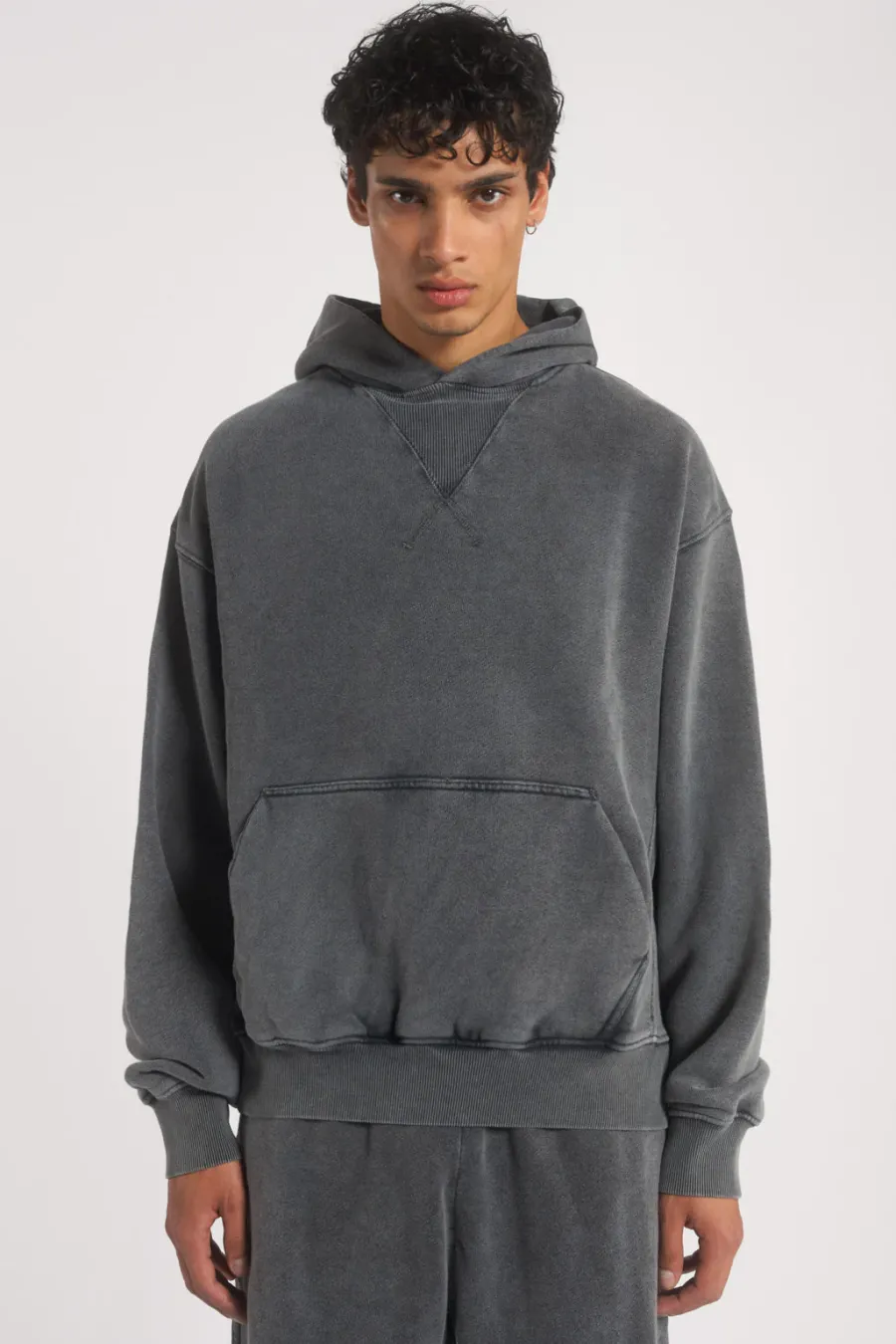 Jaded London Hoodies & Sweatshirts*Ntrls Chrome Grey Oversized Hoodie