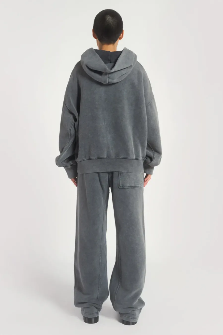 Jaded London Hoodies & Sweatshirts*Ntrls Chrome Grey Oversized Hoodie