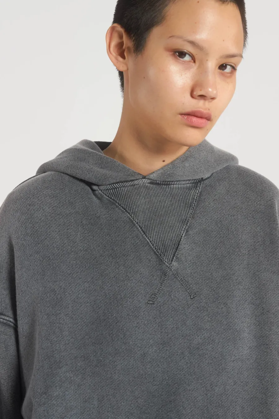 Jaded London Hoodies & Sweatshirts*Ntrls Chrome Grey Oversized Hoodie