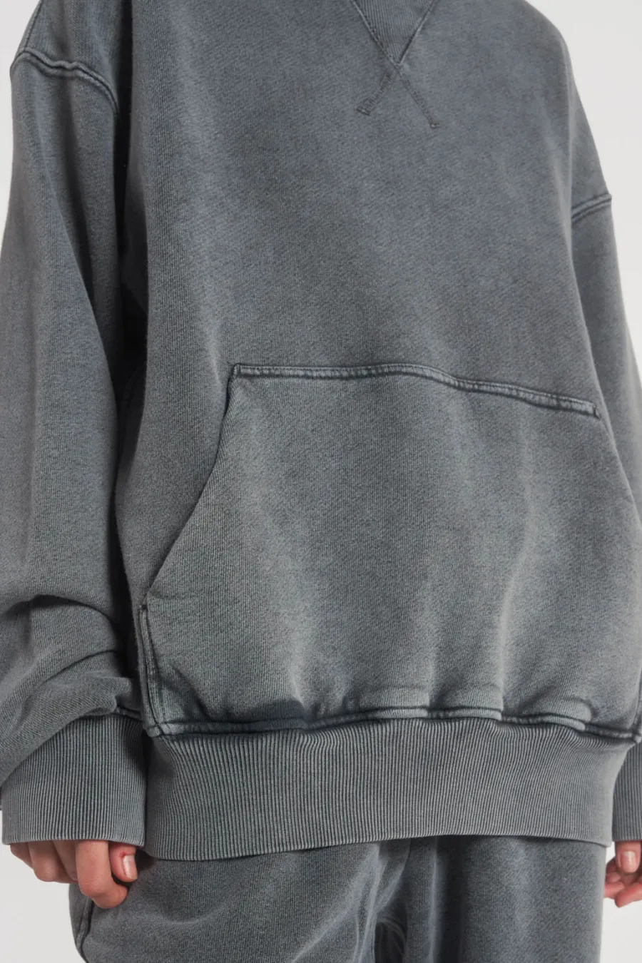 Jaded London Hoodies & Sweatshirts*Ntrls Chrome Grey Oversized Hoodie