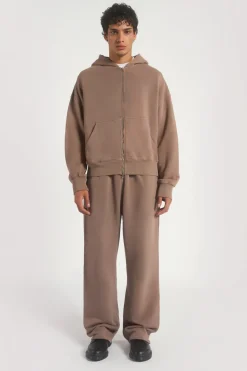 Jaded London Hoodies & Sweatshirts*Ntrls Clay Oversized Zip Through Hoodie