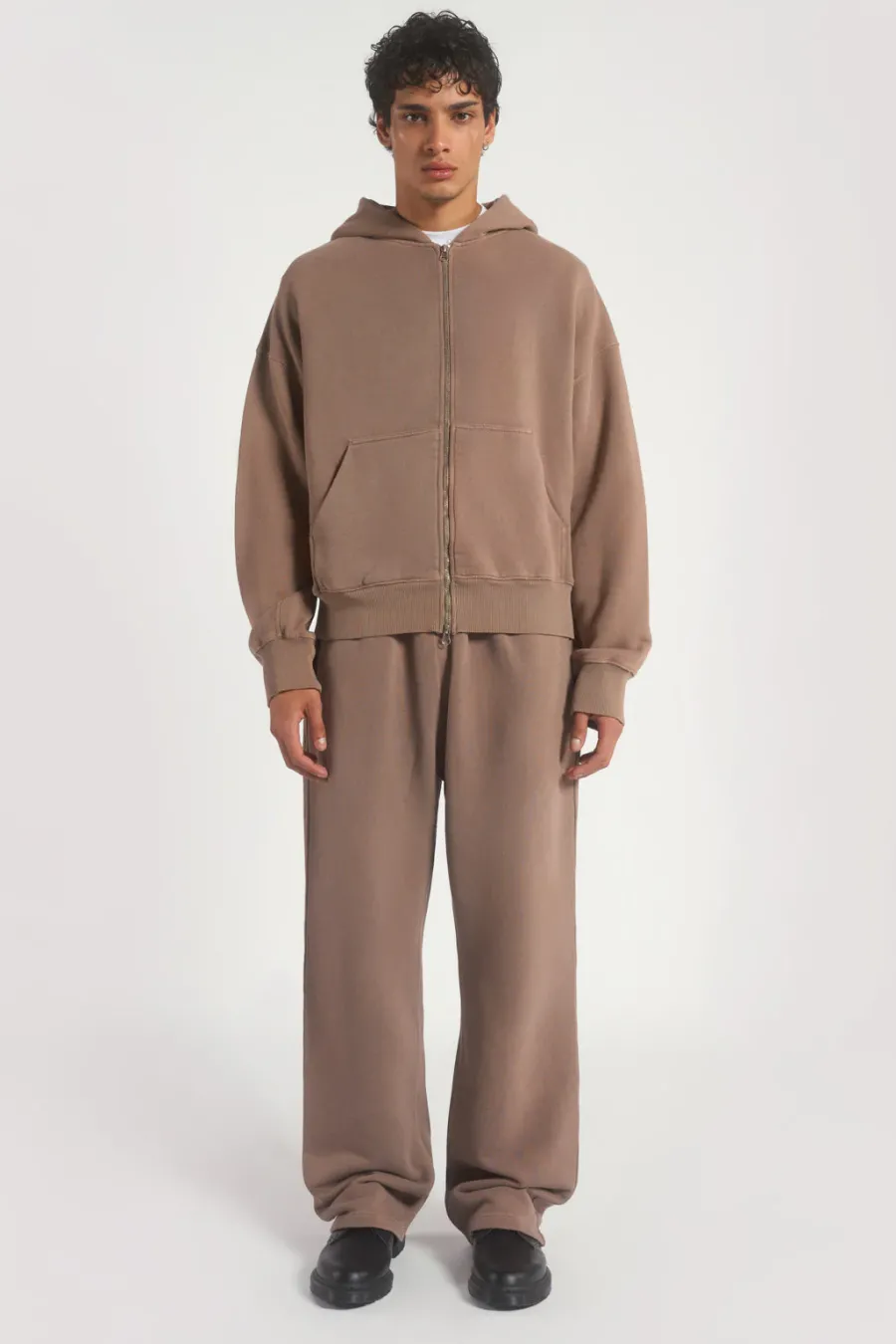 Jaded London Hoodies & Sweatshirts*Ntrls Clay Oversized Zip Through Hoodie