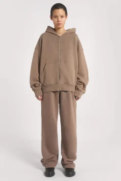Jaded London Hoodies & Sweatshirts*Ntrls Clay Oversized Zip Through Hoodie