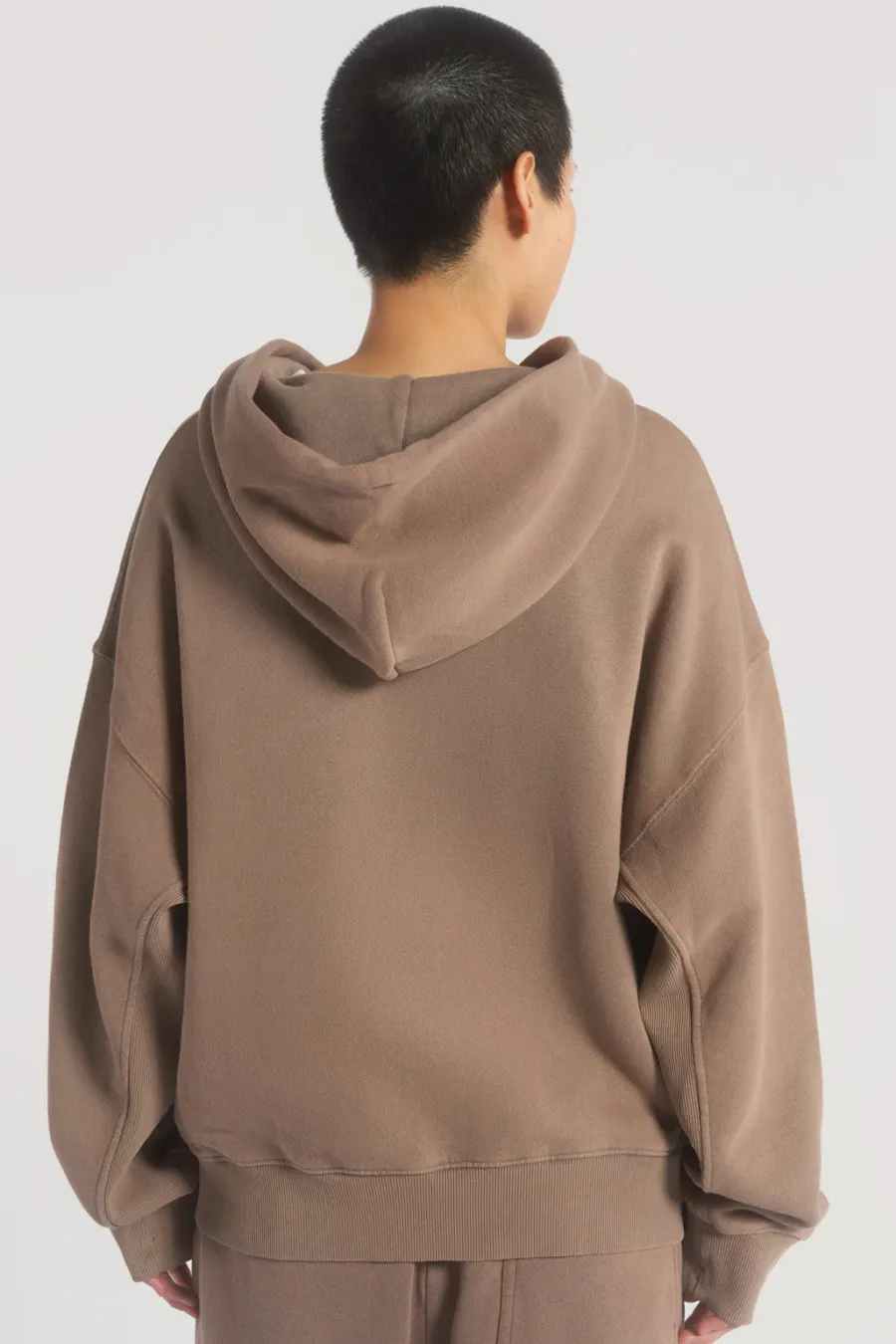 Jaded London Hoodies & Sweatshirts*Ntrls Clay Oversized Zip Through Hoodie