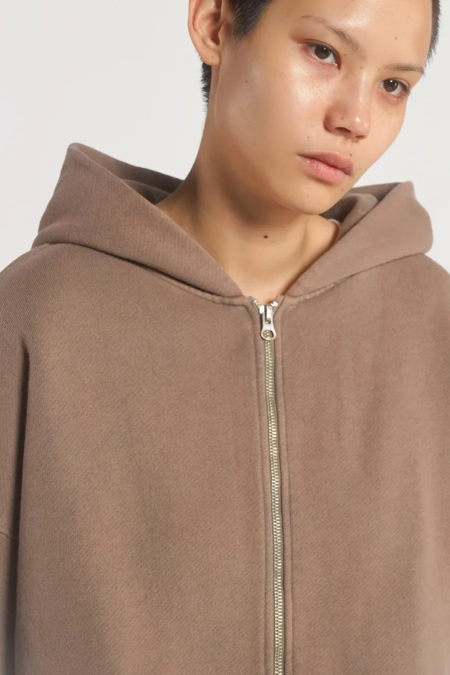 Jaded London Hoodies & Sweatshirts*Ntrls Clay Oversized Zip Through Hoodie