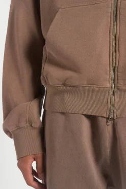Jaded London Hoodies & Sweatshirts*Ntrls Clay Oversized Zip Through Hoodie