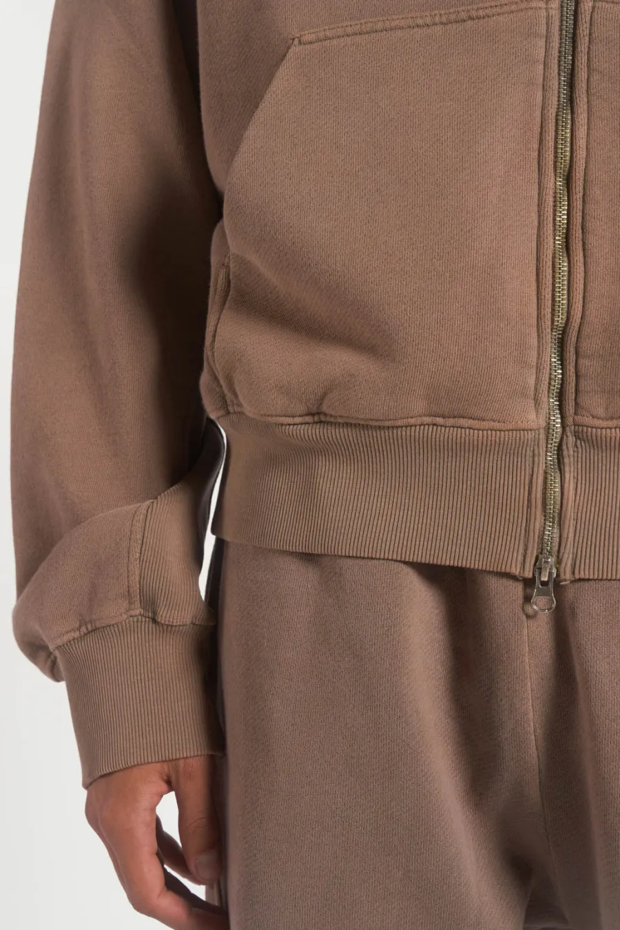 Jaded London Hoodies & Sweatshirts*Ntrls Clay Oversized Zip Through Hoodie