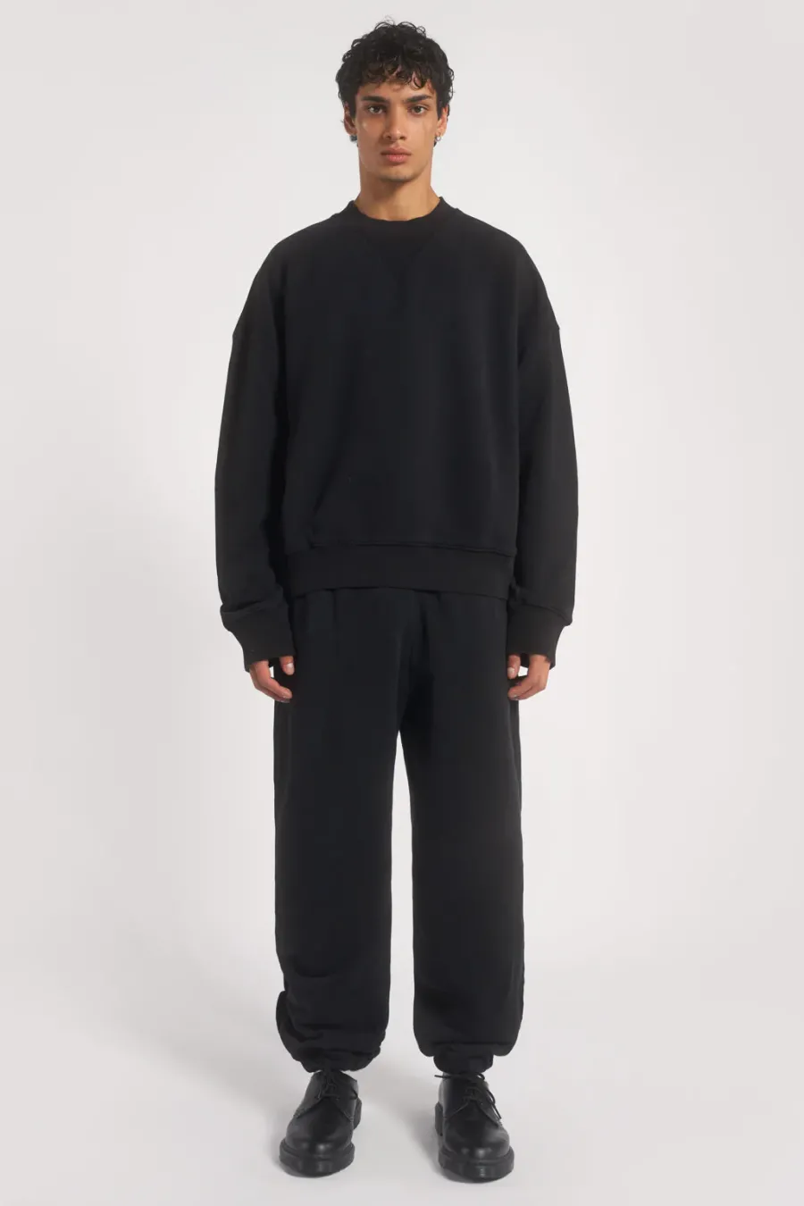 Jaded London *Ntrls Dust Black Cuffed Joggers
