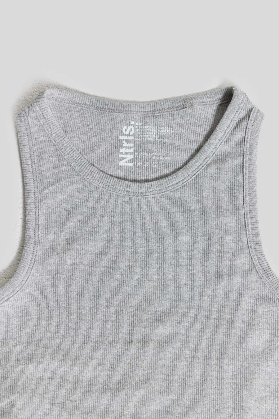 Jaded London *Ntrls Grey Rib Vest