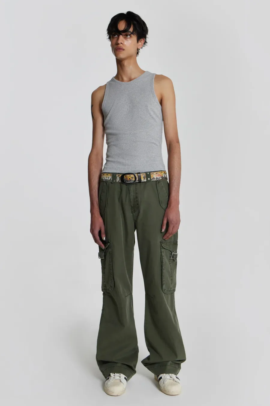 Jaded London *Ntrls Grey Rib Vest