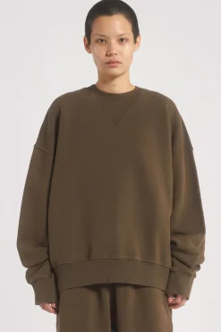 Jaded London *Ntrls Mocha Crew Neck Sweatshirt