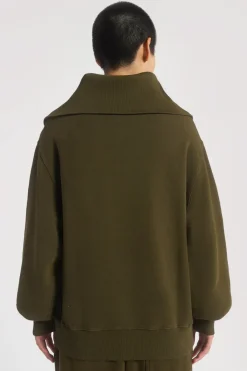 Jaded London *Ntrls Moss Quarter Zip Sweatshirt