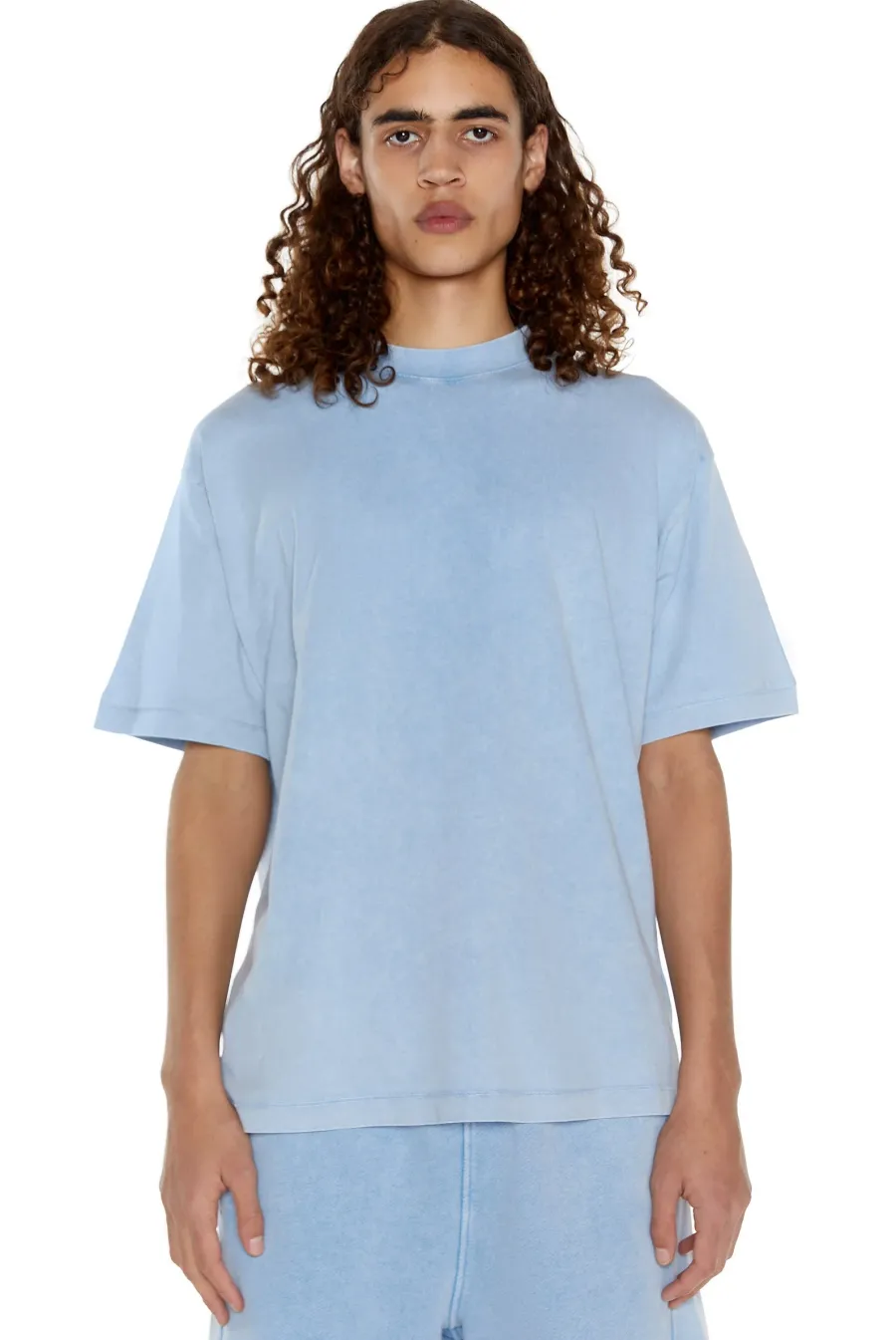 Jaded London T-Shirts*Ntrls Powder Blue Oversized T-Shirt