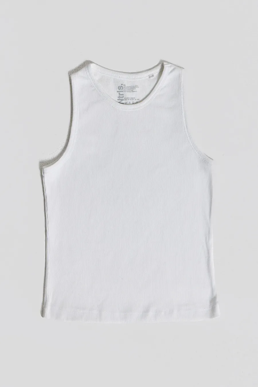 Jaded London *Ntrls White Rib Vest