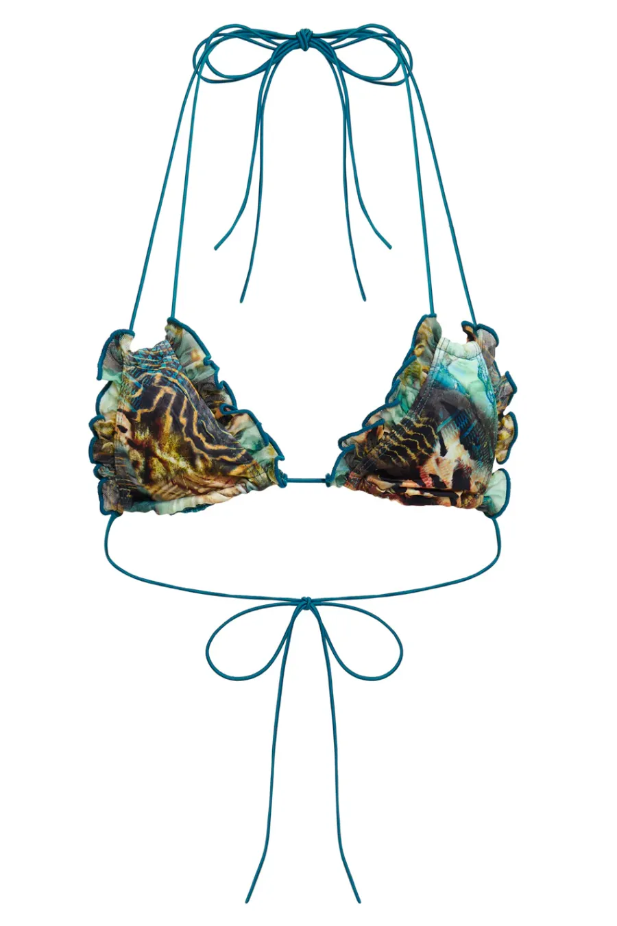 Jaded London Bikini Tops*Oceana Ruffle Edge Triangle Bikini Top