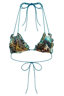Jaded London New In Beach & Swimwear*Oceana Ruffle Edge Triangle Bikini Top