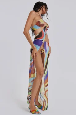 Jaded London New In Beach & Swimwear*Oliana Draped Maxi Dress