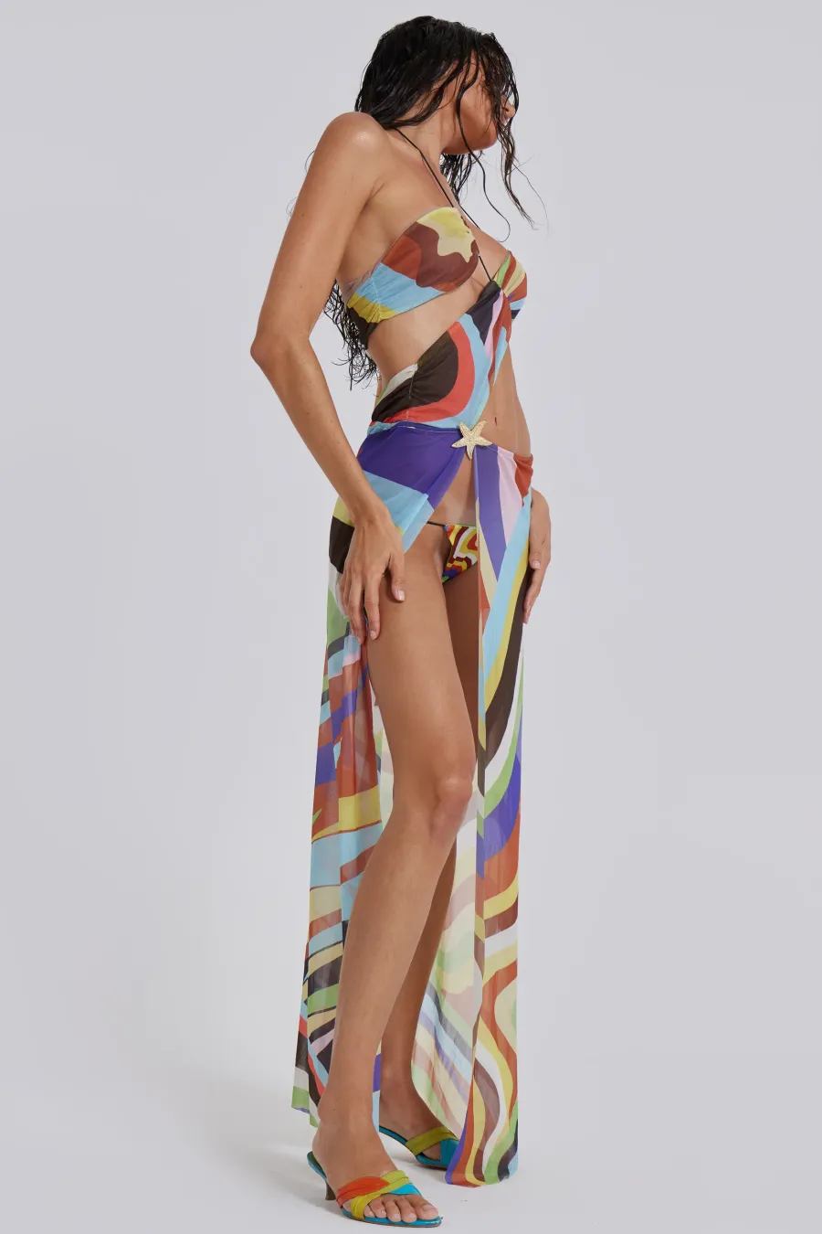 Jaded London Maxi Dresses*Oliana Draped Maxi Dress