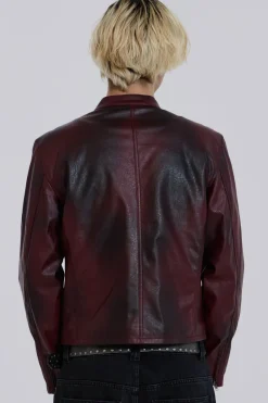 Jaded London *Oxblood Piston Jacket