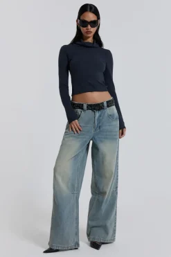 Jaded London Long Sleeve Tops*Party In The Back Backless Top