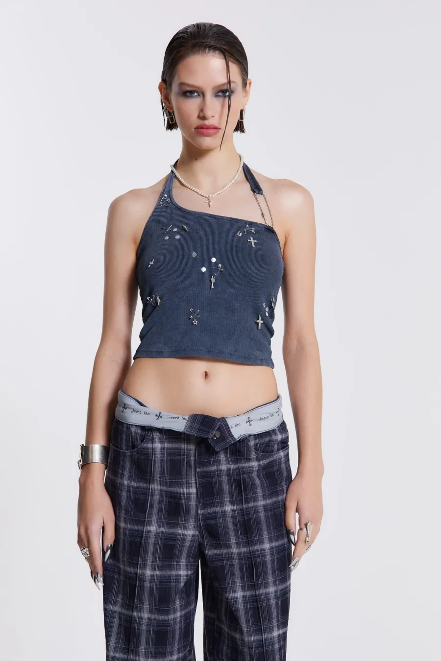 Jaded London Crop Tops*Pierce Me Top